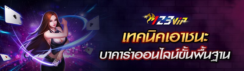 เทคนิคเอาชนะบาคาร่าออนไลน์ขั้นพื้นฐาน